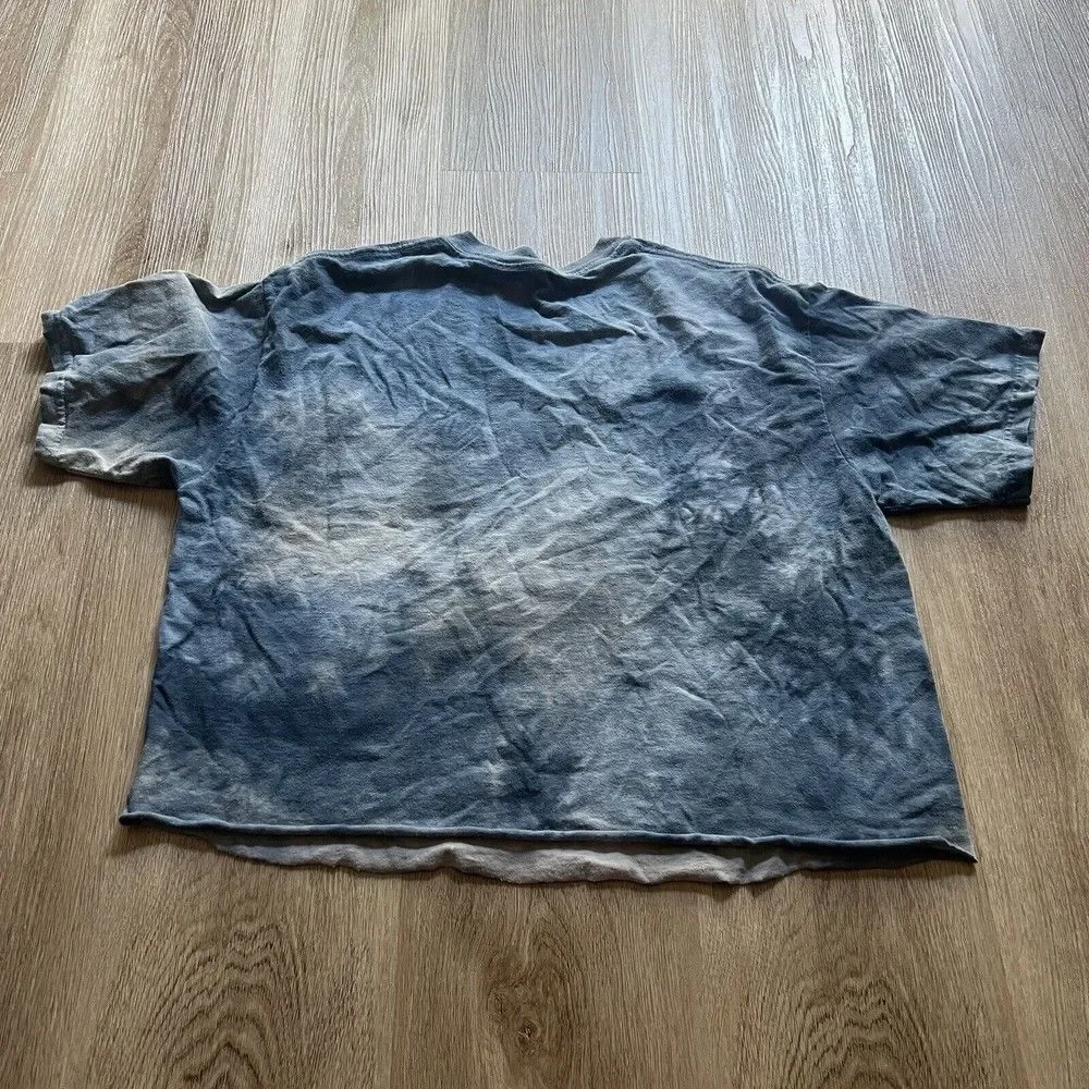 University Of Delaware The Mountain Women’s Medium Lightweight Blue White Crop - Picture 6 of 6